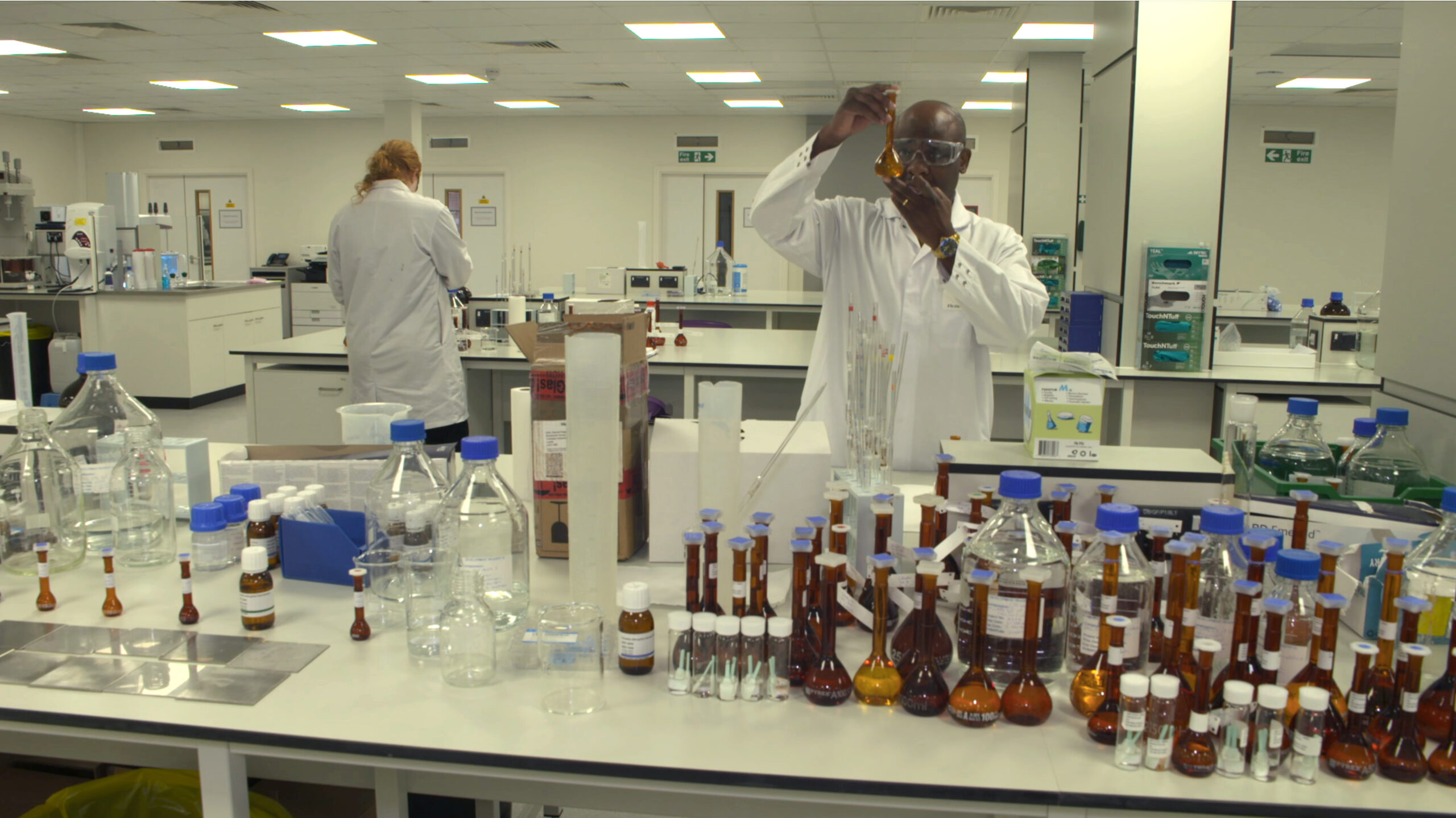 Rosemont Pharmaceuticals - Rosemont's new innovation centre - people working in a lab
