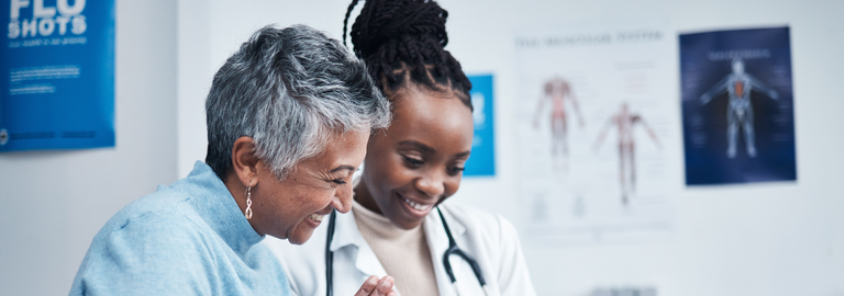 Rosemont Pharmaceuticals - Doctor talking to patient