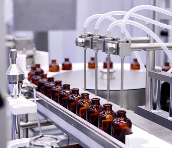 Rosemont Pharmaceuticals - Liquid medicines being filled