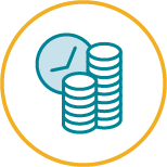 Rosemont Pharmaceuticals - Time and money icon